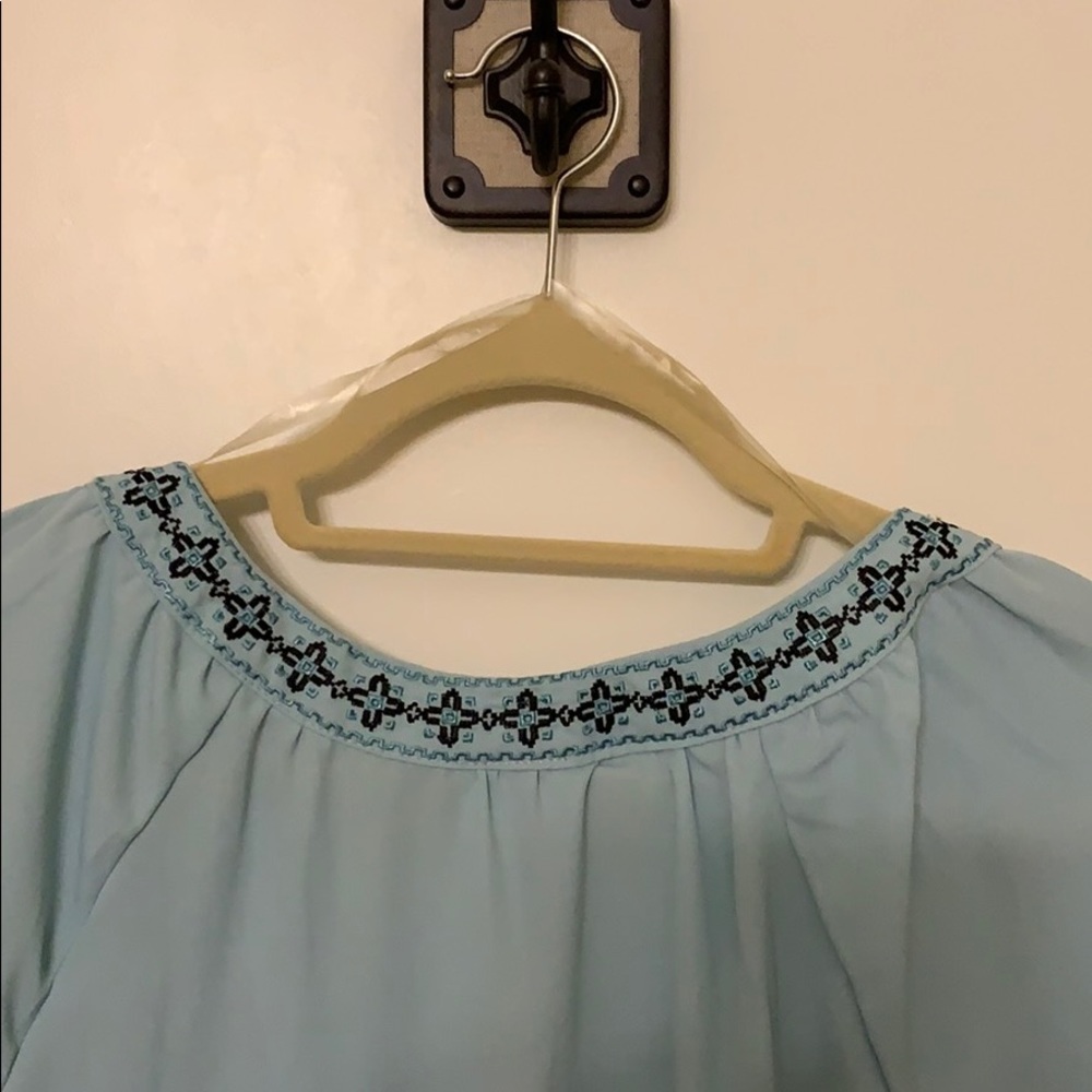 Powder Blue Blouse - Picture 6 of 6